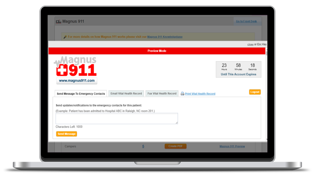 screenshot of Magnus Health
